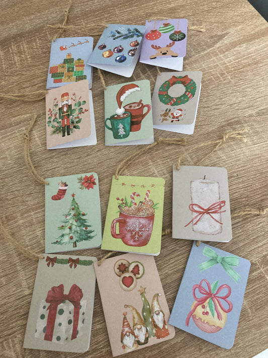 Étiquettes cadeaux Noël LE DÉTAIL DU CŒUR