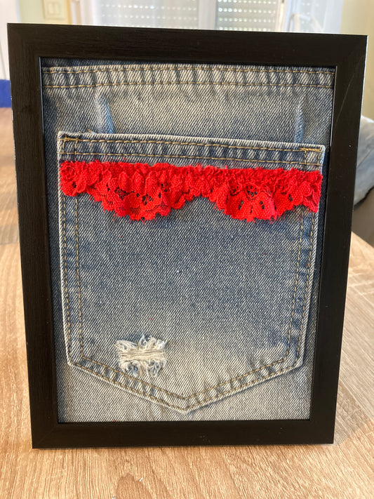 Cadre vide-poches MÉMOIRE ROUGE • Un seul exemplaire