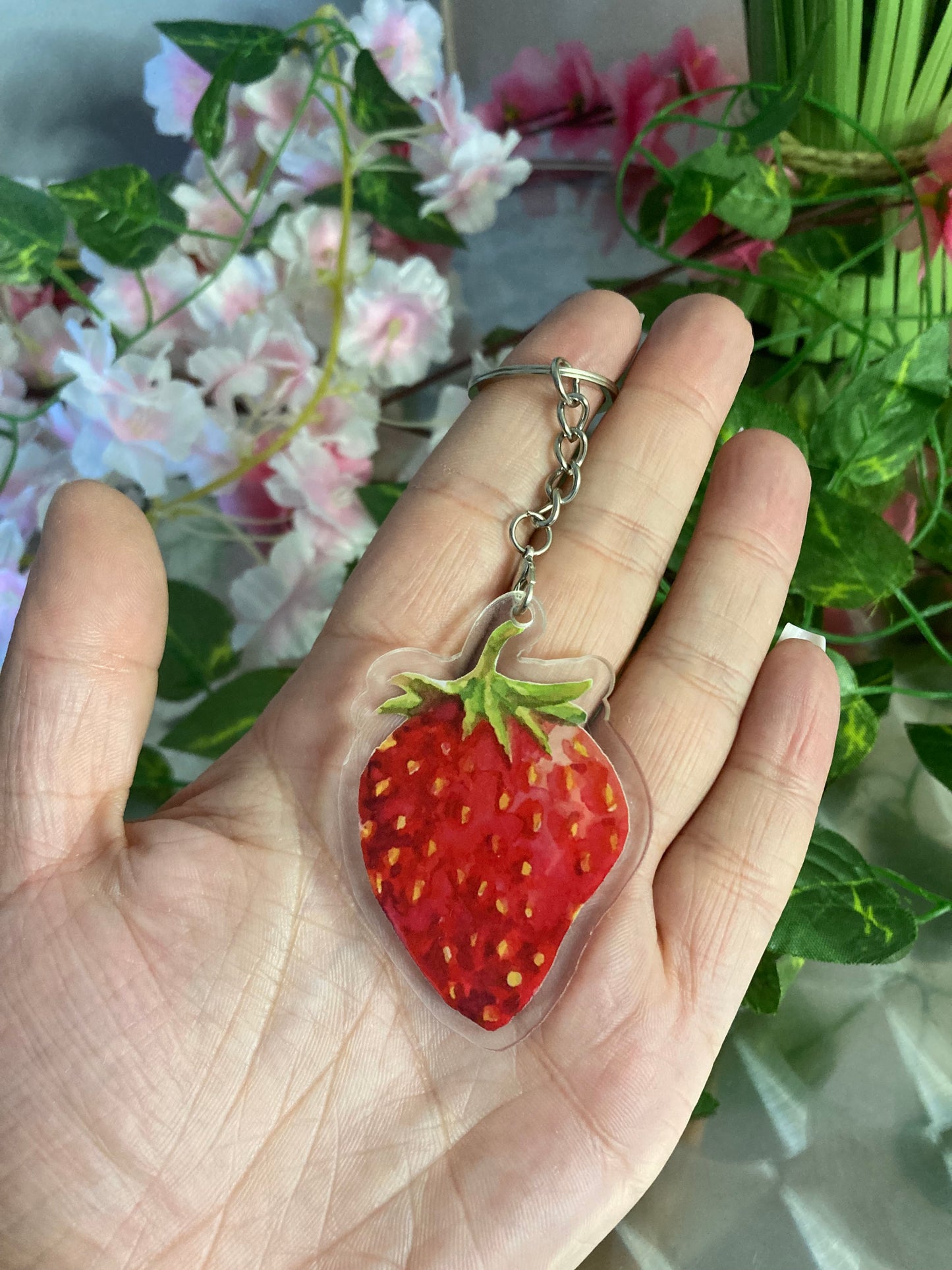 PORTE-CLÉS Fraise à emporter