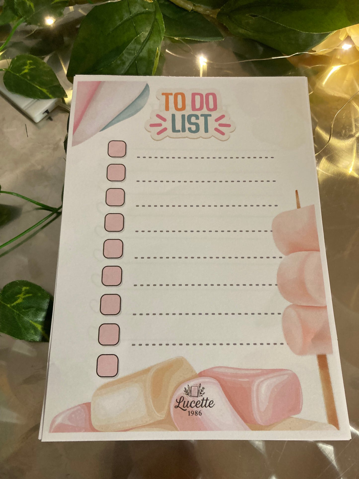 TO-DO LIST A5 Guimauve lente