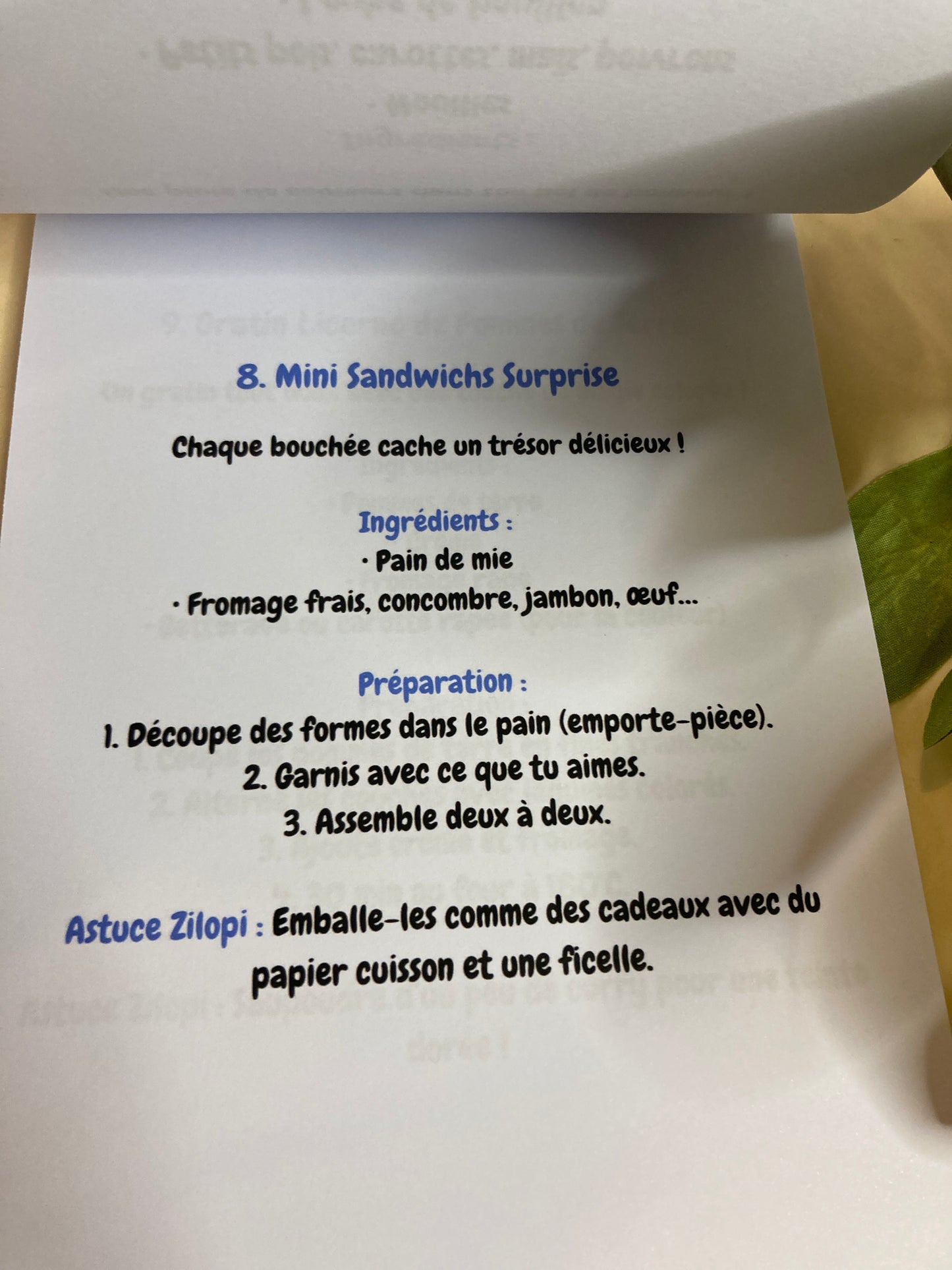 BLOC 30 RECETTES