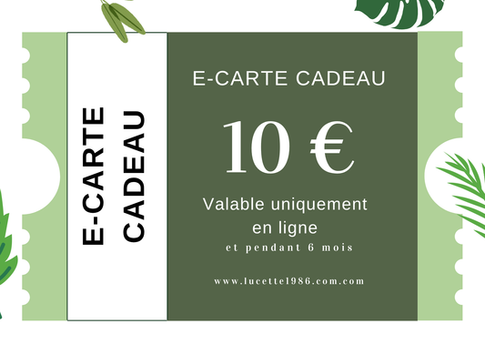 E-CARTE CADEAU 10€