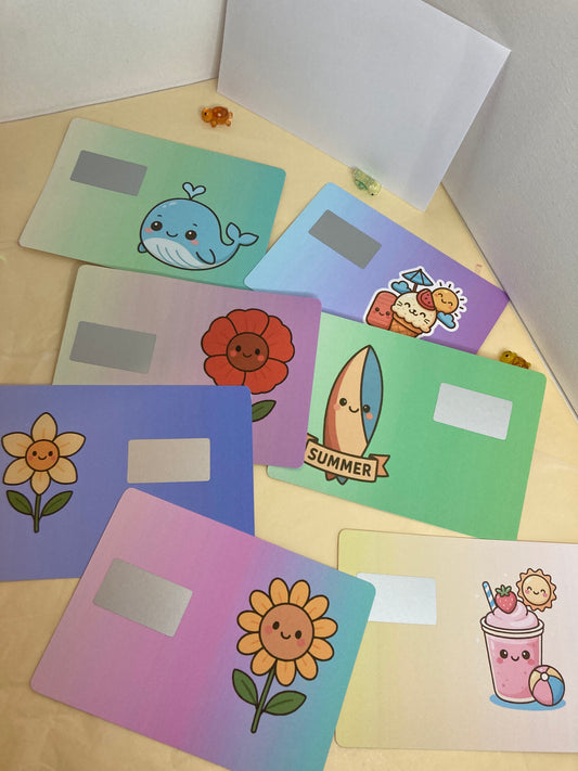 7 CARTES POSITIVES À GRATTER ÉTÉ