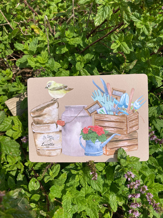 Carte parfumée JARDINAGE