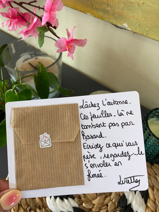 Carte MOTS À BRÛLER
