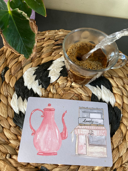 Carte parfumée LE CAFÉ