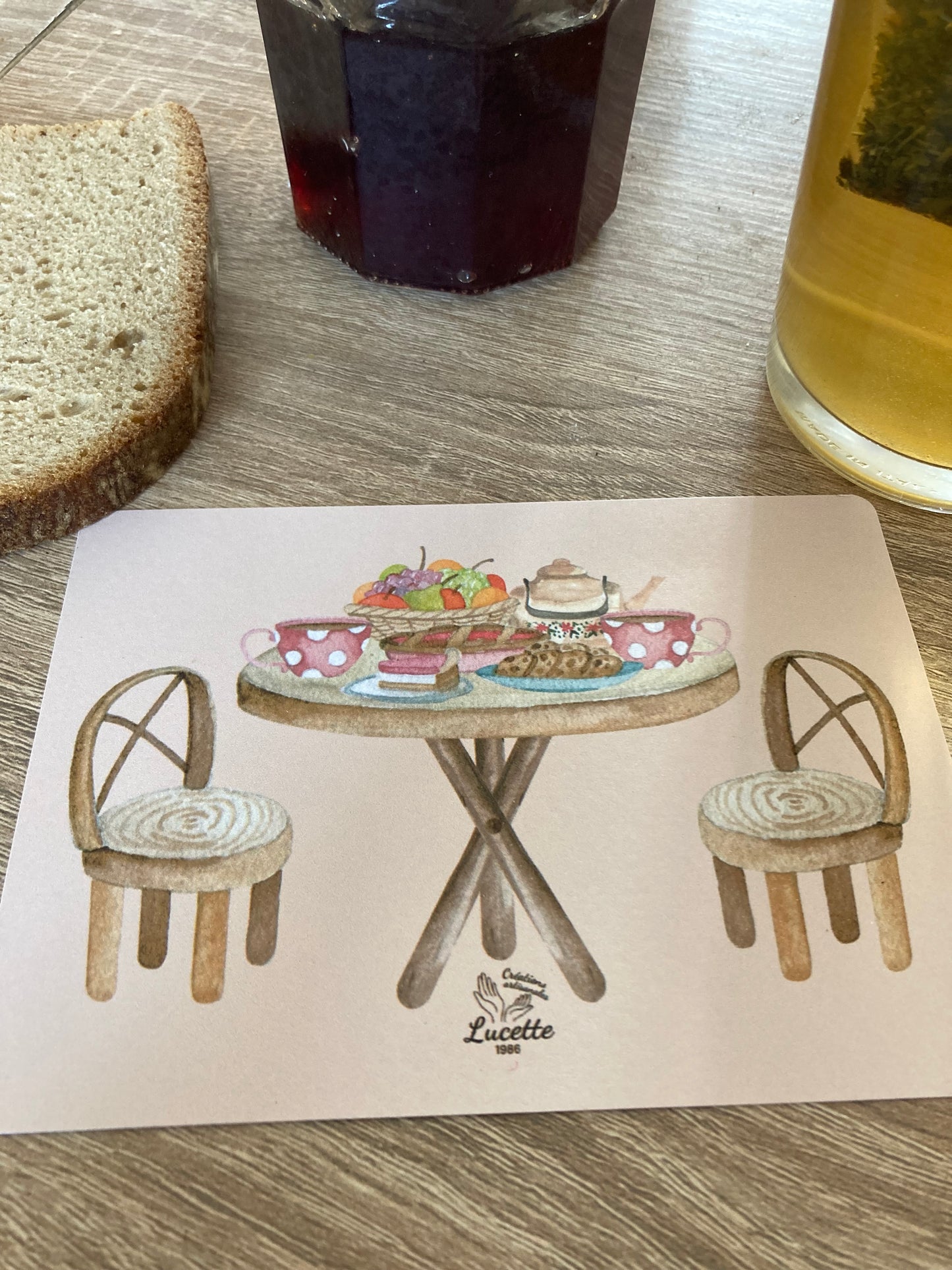 Carte parfumée LE PARFUM DES MATINS HEUREUX