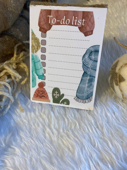 To-do list sensorielle LAINE D’HIVER