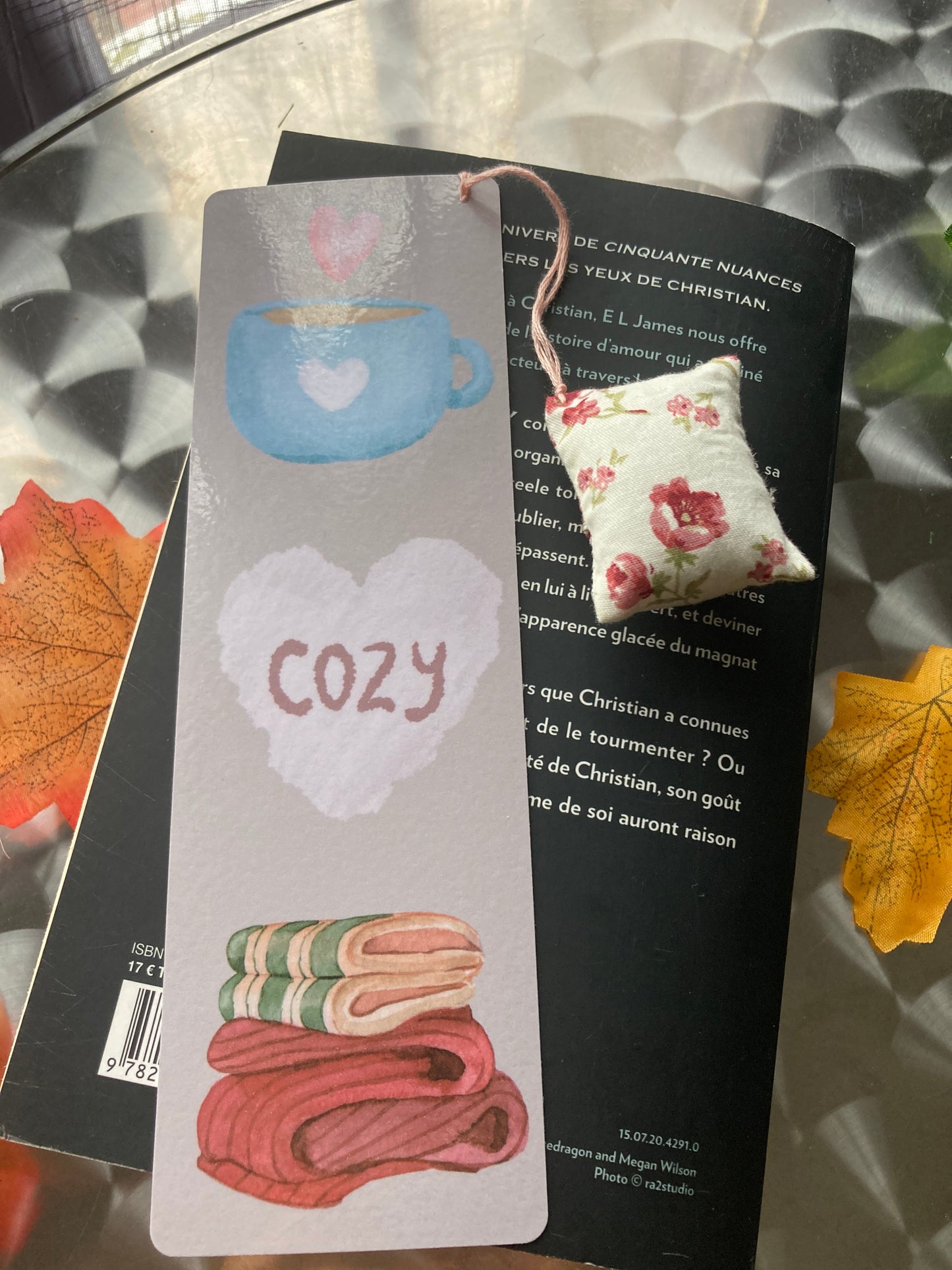 Marque-pages orné Cozy UN MOMENT À SOI