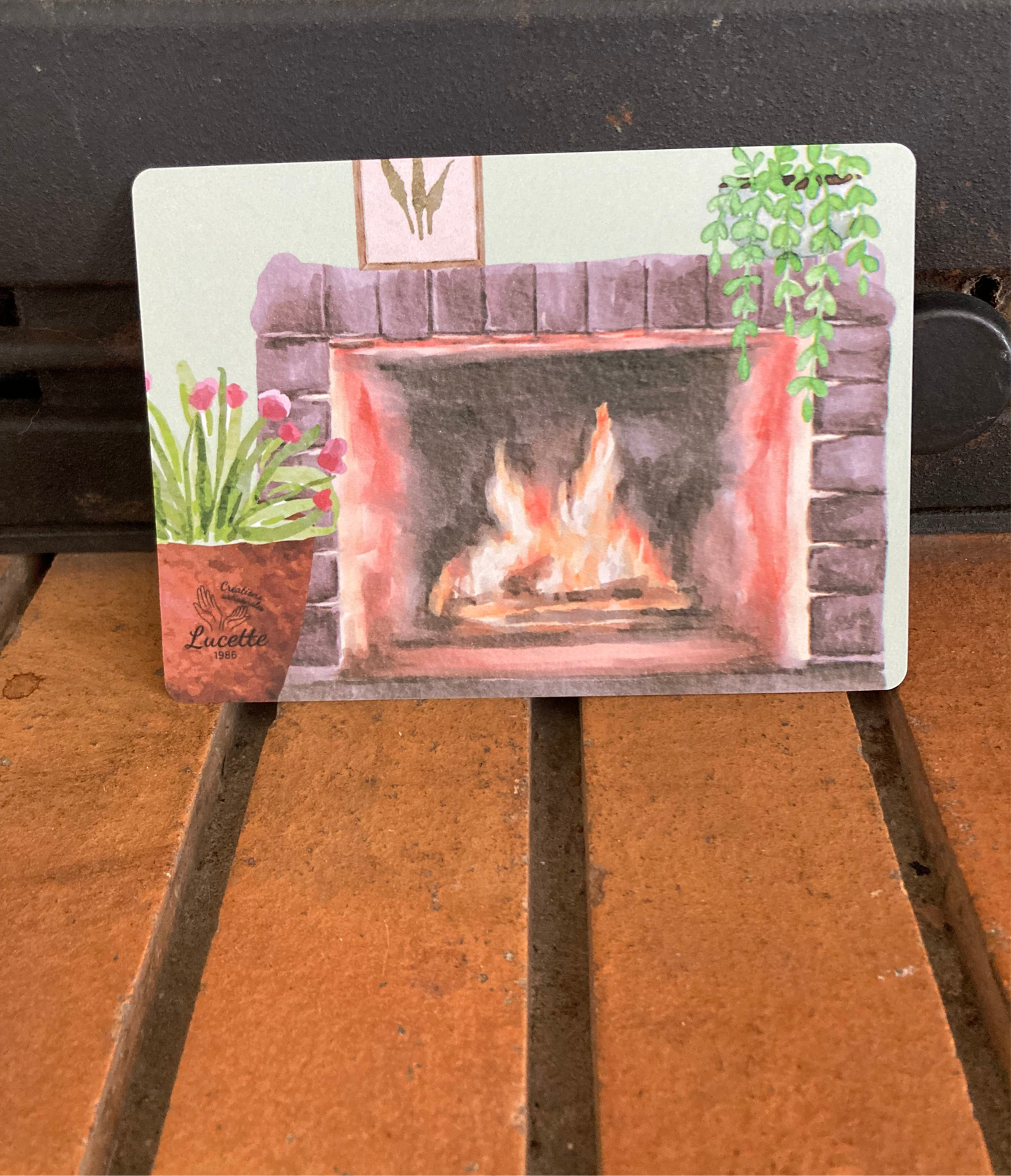 Carte parfumée COIN DU FEU