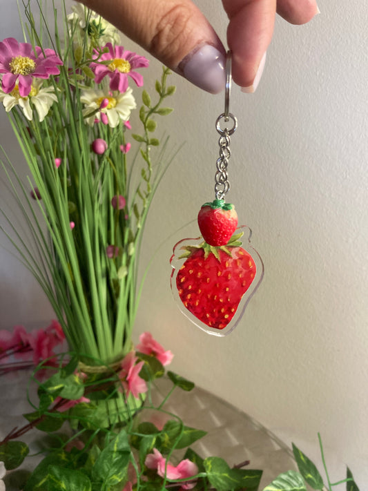 PORTE-CLÉS Fraise à emporter