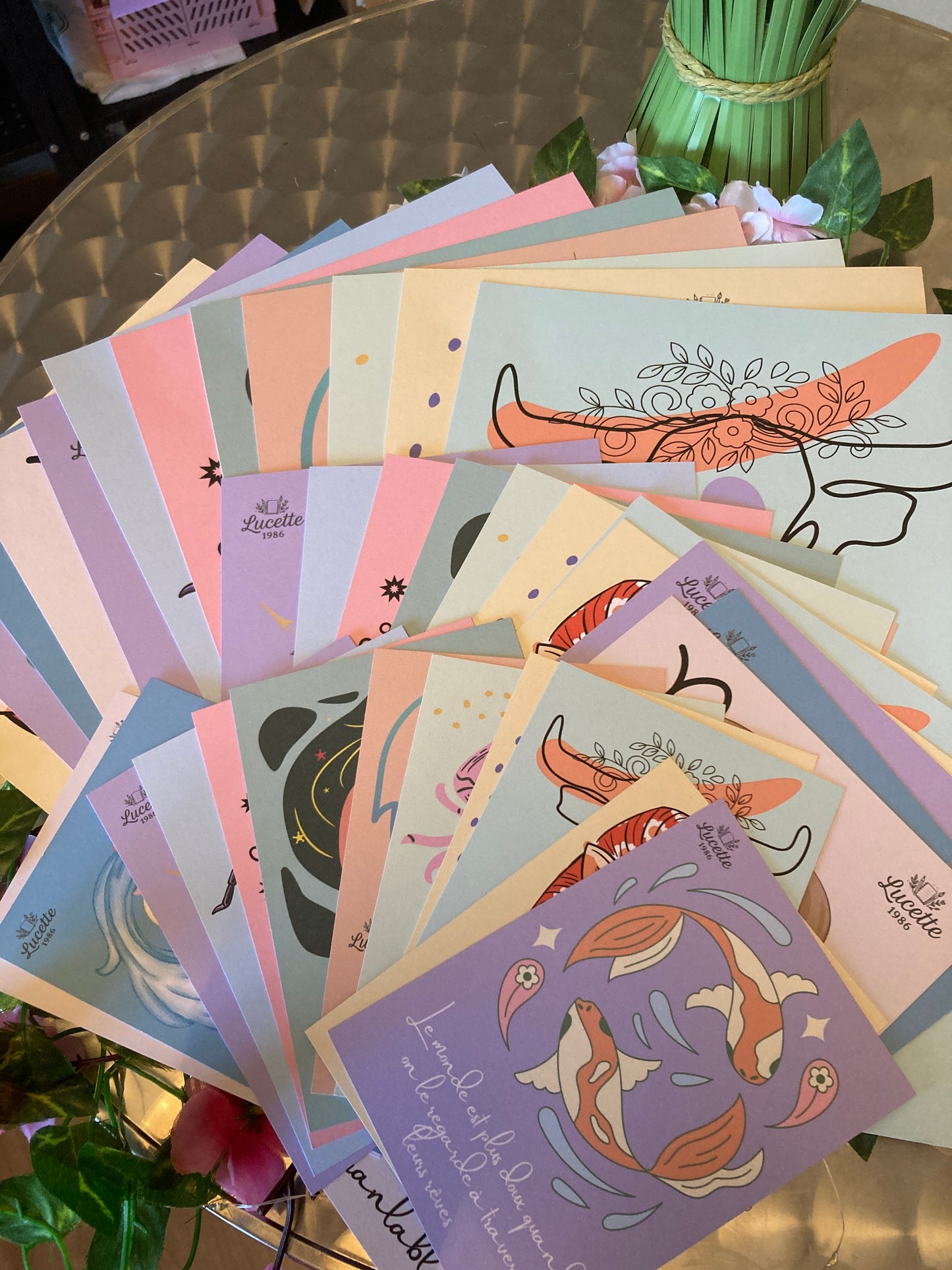 AFFICHES & CARTES A4/A5/A6  Signes astro