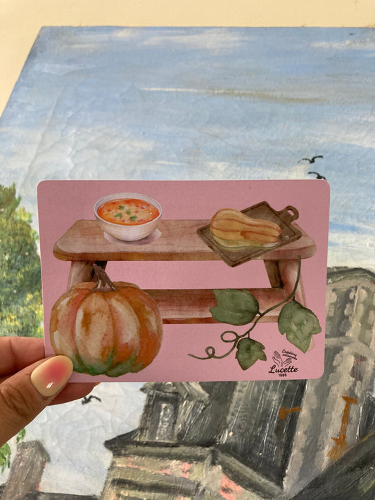 Carte graines à planter COURGE