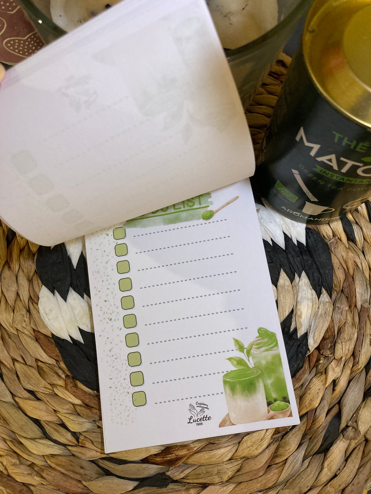 To-do list sensorielle matcha ÉNERGIE ZEN