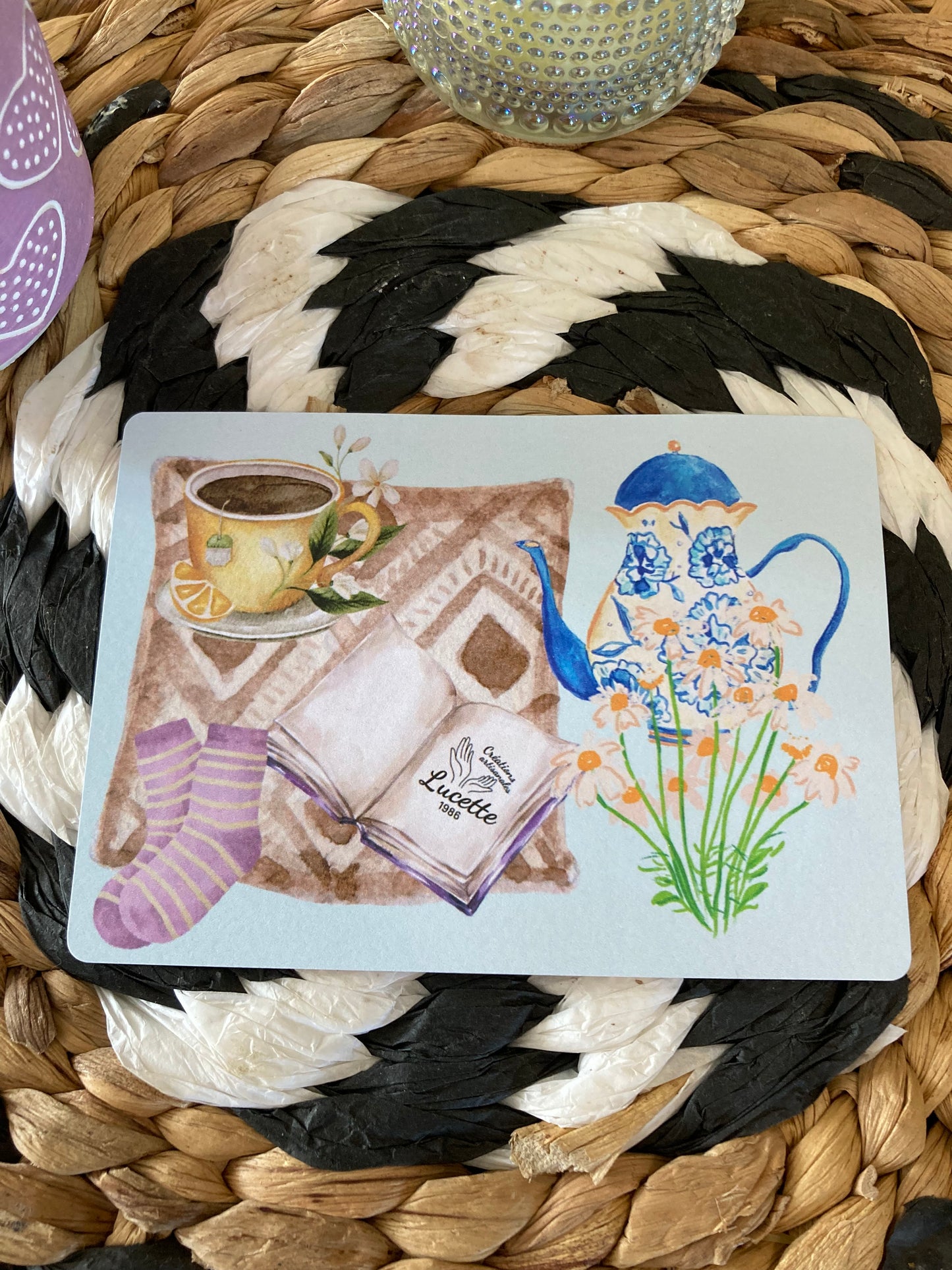 Carte graines à planter Camomille SÈME LE CALME