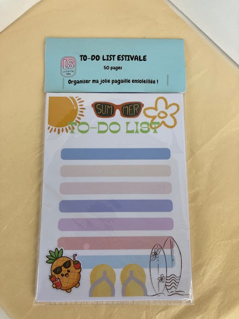 TO-DO LIST SUMMER