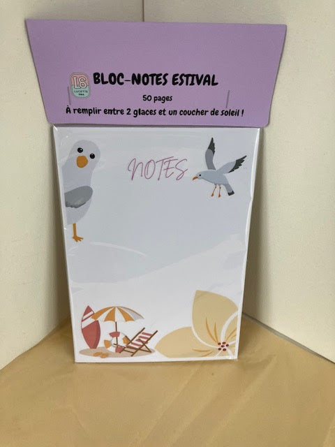 BLOC-NOTES MOUETTE